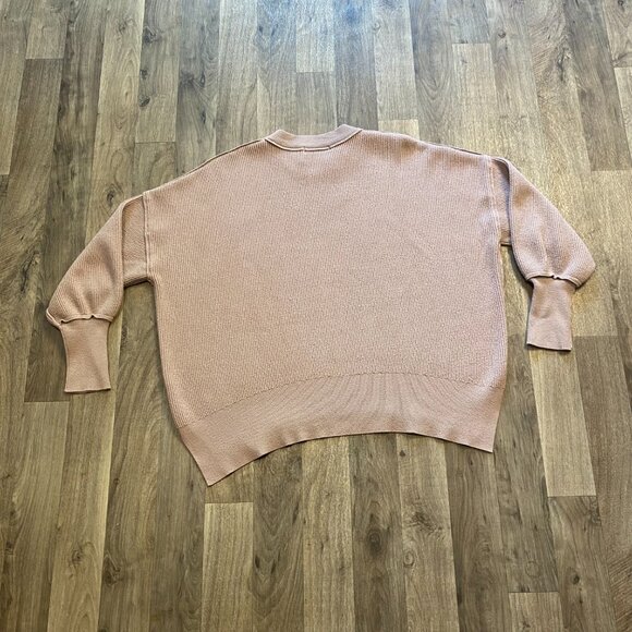 Anrabess Pink Oversized Knit Sweater Size Small (stained) - Picture 2 of 8